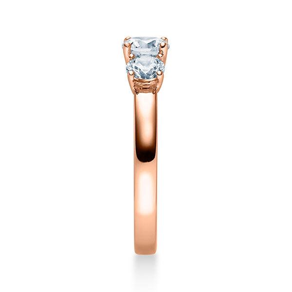 Verlobungsring Rosegold/- 750 mit Diamanten ins. 1.00ct | BRIDAL - Trauringmacher München