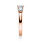 Verlobungsring Rosegold/- 750 mit Diamanten ins. 1.00ct | BRIDAL - Trauringmacher München
