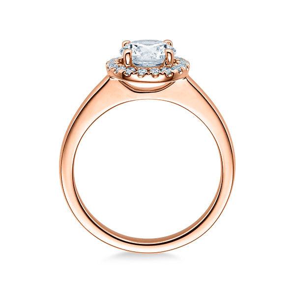 Verlobungsring Rosegold/- 750 mit Diamanten zus. 0.38ct | ROMEO - Trauringmacher München