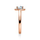 Verlobungsring Rosegold/- 750 mit Diamanten zus. 0.38ct | ROMEO - Trauringmacher München