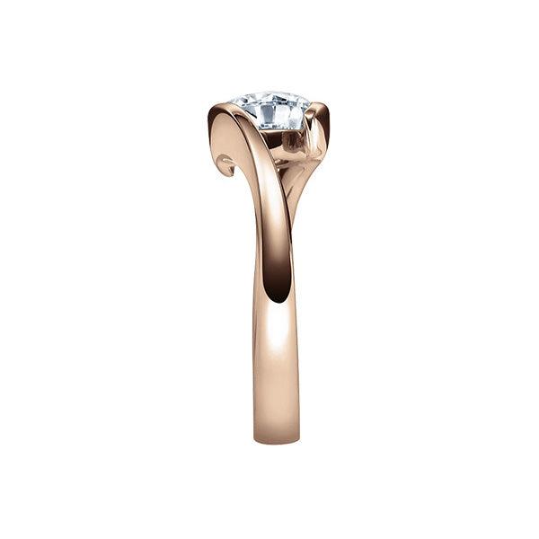 Verlobungsring Rosegold 750/- 18k mit Diamant ab 0.30ct | EVAMORE - Trauringmacher München