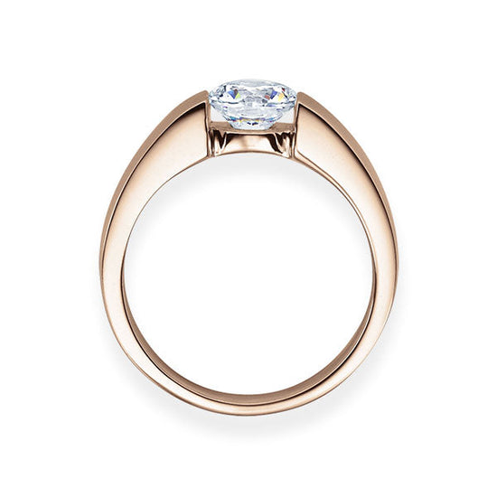 Verlobungsring Rosegold 750/- 18k mit Diamant ab 0.30ct | LEILA - Trauringmacher München