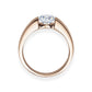 Verlobungsring Rosegold 750/- 18k mit Diamant ab 0.30ct | LEILA - Trauringmacher München