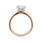 Verlobungsring Rosegold 750/- 18k mit Diamant ab 0.30ct | PRINCESS - Trauringmacher München