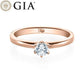 Verlobungsring Rosegold 750/- 18k mit Diamant ab 0.30ct | SOLITÄR - Trauringmacher München