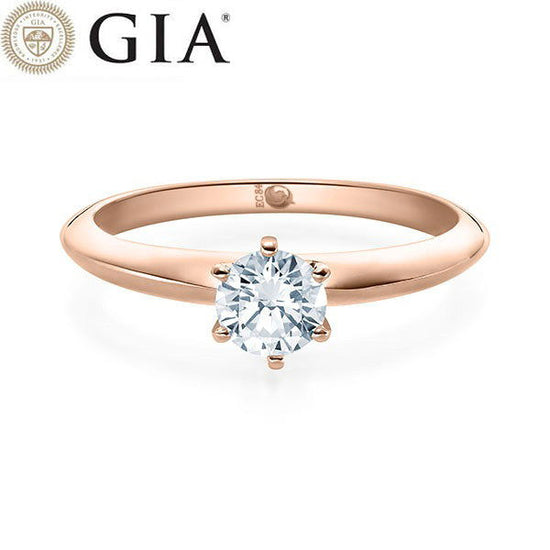 Verlobungsring Rosegold 750/- 18k mit Diamant ab 0.50ct | ASK - Trauringmacher München