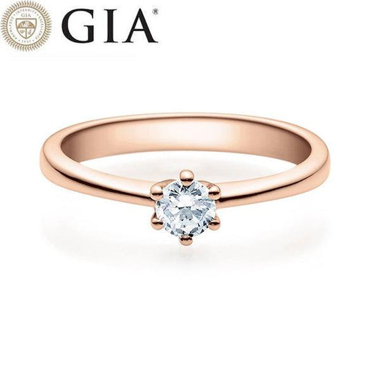 Verlobungsring Rosegold 750/- 18k mit Diamant ab 0.50ct | FRIDRICH - Trauringmacher München