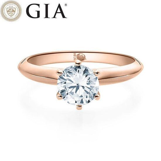 Verlobungsring Rosegold 750/- 18k mit Diamant ab 1.00ct | ASK - Trauringmacher München
