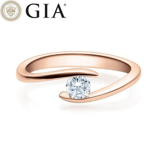 Verlobungsring Rosegold 750/- 18k mit Diamant ab 1.00ct | EVAMORE - Trauringmacher München