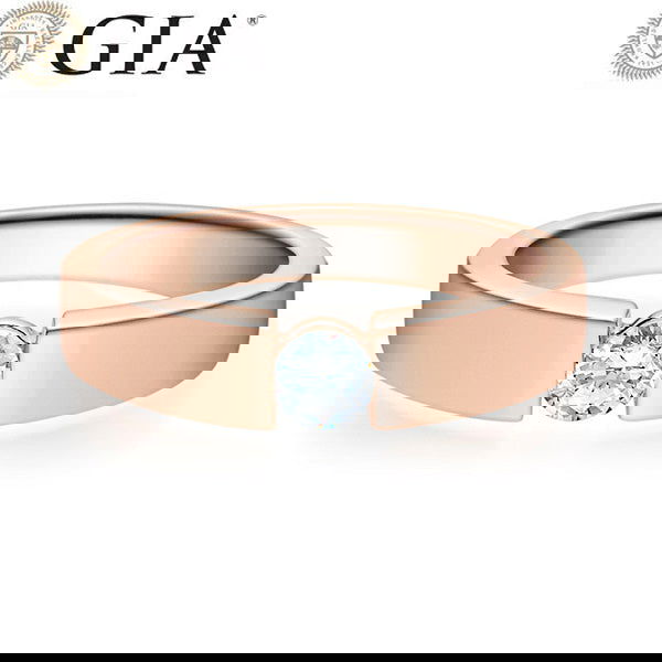 Verlobungsring Rosegold 750/- 18k mit Diamant ab 1.00ct | LEILA - Trauringmacher München