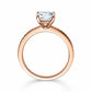 Verlobungsring Rosegold 750/- mit Diamanten zus. 0.28ct | EVA - Trauringmacher München