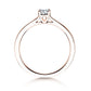Verlobungsring Rosegold mit Diamant 0,25ct | HERZLOVE - Trauringmacher München