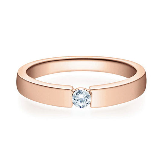 Verlobungsring Rosegold mit Diamant ab 0.10ct | LEILA - Trauringmacher München