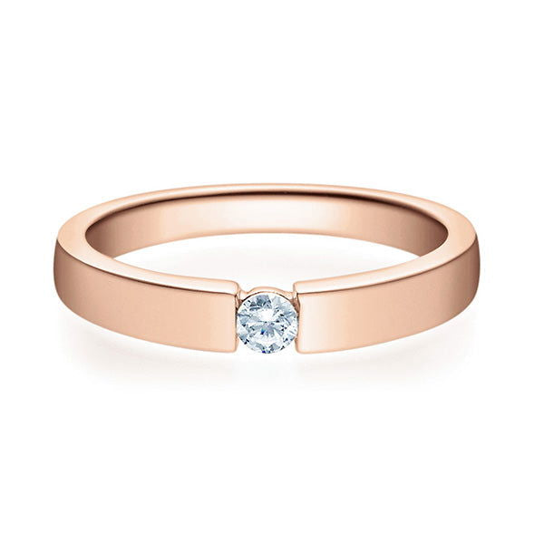 Verlobungsring Rosegold mit Diamant ab 0.10ct | LEILA - Trauringmacher München
