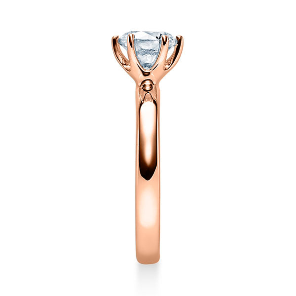 Verlobungsring Rosegold mit Diamant ab 0.10ct | SOLITÄR - Trauringmacher München