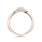 Verlobungsring Rosegold mit Diamanten zus. 0.31ct | GLORY - Trauringmacher München