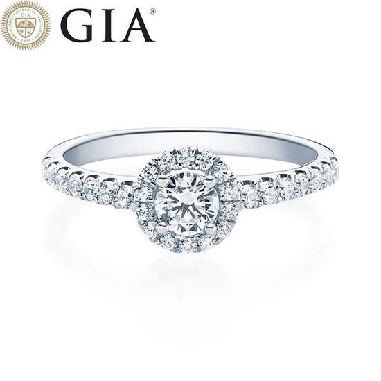 Verlobungsring Weißgold/- 750 mit Diamanten ab 0.87ct | LAVANTA - Trauringmacher München