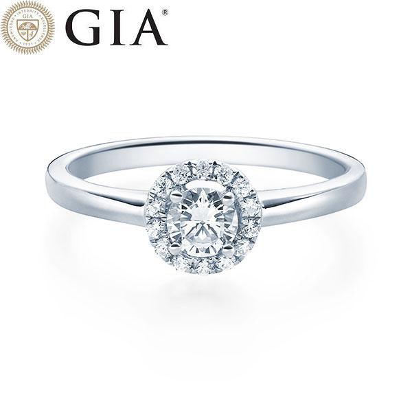 Verlobungsring Weißgold/- 750 mit Diamanten zus. 0.59ct | ROMEO - Trauringmacher München