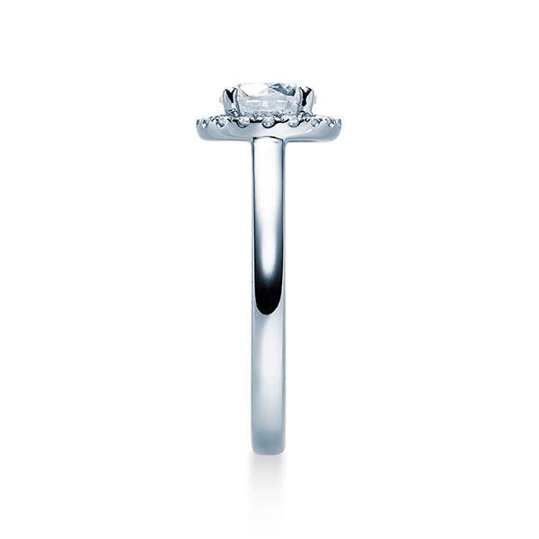 Verlobungsring Weißgold/- 750 mit Diamanten zus. 0.59ct | ROMEO - Trauringmacher München