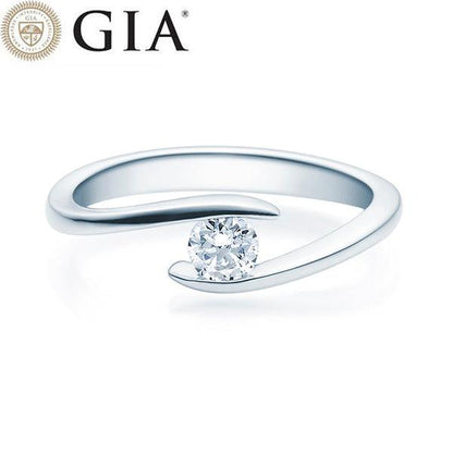 Verlobungsring Weißgold 750/- 18k mit Diamant ab 0.50ct | EVAMORE - Trauringmacher München