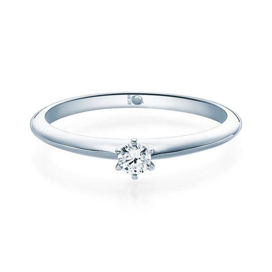 Verlobungsring Weißgold mit Diamant ab 0.10ct | ASK - Trauringmacher München