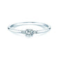 Verlobungsring Weißgold mit Diamanten zus. 0.20ct | GLORY PETITE - Trauringmacher München