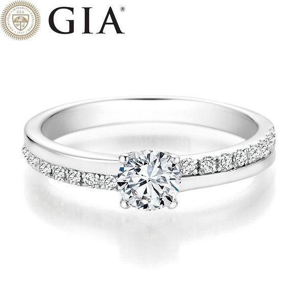 Verlobungsring Weißgold mit Diamanten zus. 0.66ct | SOLITÄRE - Trauringmacher München