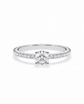Verlobungsring Weißgold 585 mit Diamanten I ROUND PAVE