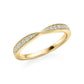 Vorsteckring Gelbgold 750/- 18ct mit Diamanten zus. 0.144ct TW.VSI | SEVDA - Trauringmacher München
