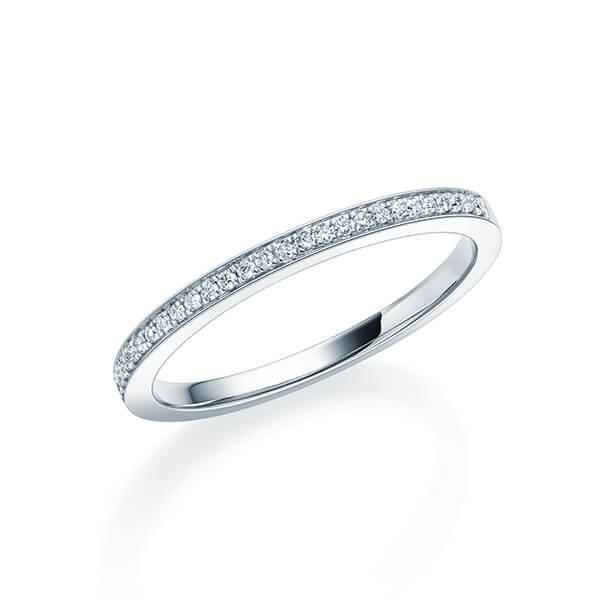 Vorsteckring Platin mit Diamanten zus. 0.09ct TW.VSI | ISARTOR - Trauringmacher München