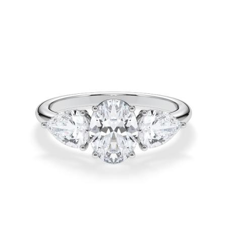 Verlobungsring Platin/- 950 mit Diamanten ins. 2.00ct