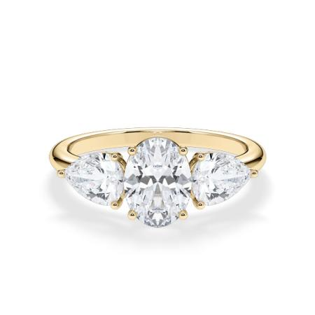Verlobungsring Gelbgold/- 750 mit Diamanten ins. 2.00ct