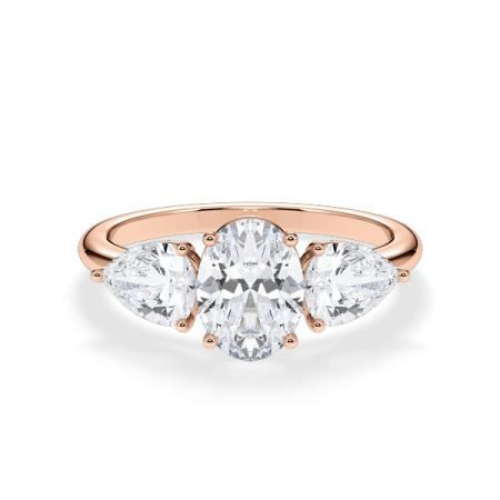 Verlobungsring Rosegold/- 750 mit Diamanten ins. 2.00ct