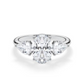Verlobungsring Platin/-950 mit Diamanten ins. 3.00ct