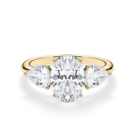 Verlobungsring Gelbgold/-750 mit Diamanten ins. 3.00ct