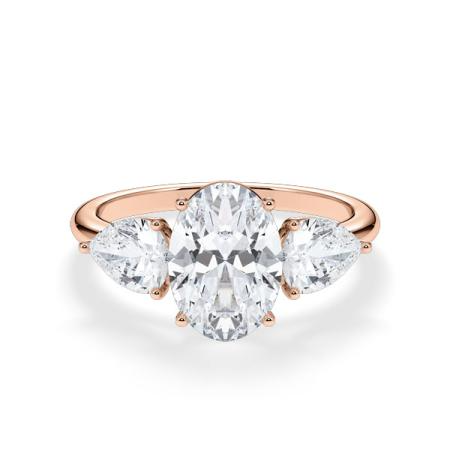 Verlobungsring Rosegold/-750 mit Diamanten ins. 3.00ct