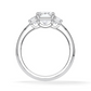 Verlobungsring Weißgold/-750 mit Diamanten ins. 3.00ct