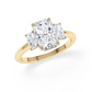 Verlobungsring Gelbgold/- 750 mit Diamanten ins. 3.00ct