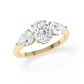 Verlobungsring Gelbgold/- 750 mit Diamanten ins. 2.00ct