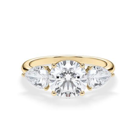 Verlobungsring Gelbgold/-750 mit Diamanten ins. 3.00ct
