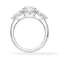Verlobungsring Weissgold/-750 mit Diamanten ins. 3.00ct