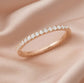Vorsteckring ALTSTADT Rosegold mit Diamanten zus. 0.50ct G.VS