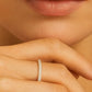 Vorsteckring DIAM Gelbgold mit Diamanten zus. 0.28ct G.VS