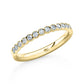 Vorsteckring FRIDRICH Gelbgold mit Diamanten zus. 0.32ct G.Si