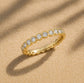 Vorsteckring FRIDRICH Gelbgold mit Diamanten zus. 0.32ct G.Si