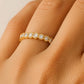 Vorsteckring FRIDRICH Gelbgold mit Diamanten zus. 0.32ct G.Si