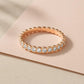 Vorsteckring FRIDRICH Rosegold mit Diamanten zus. 0.32ct G.Si
