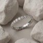 Vorsteckring FRIDRICH Platin mit Diamanten zus. 032ct G.Si