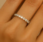 Vorsteckring FRIDRICH Weißgold mit Diamanten zus. 0.32ct G.SI