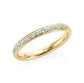 Vorsteckring HERZLOVES Gelbgold mit Diamanten zus. 0.21ct G.VS